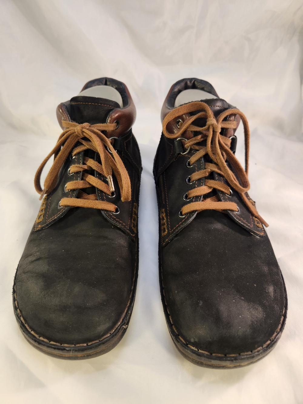 FINN CORMFORT LINZ BLACK NUBUCK LEATHER CHUKKA BOOTS MEN SIZE 42/ MEN 9/WOMEN 11
